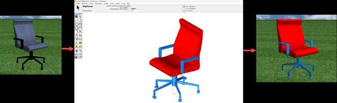 Benutzeroberflaeche von 3D Custom Workshop Pro